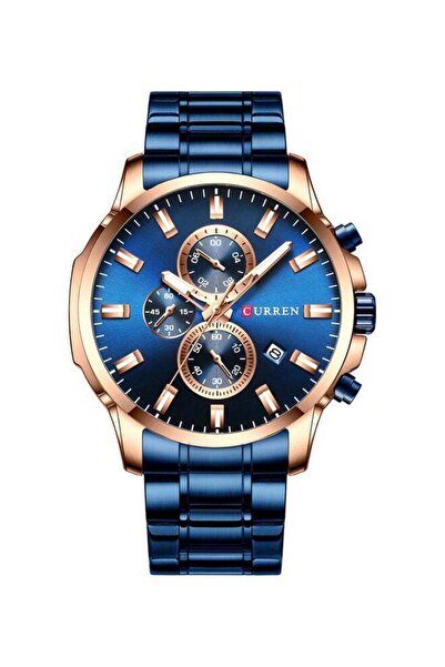 Curren Men's Stylish Analog Wrist Watch - 38 mm - Blue