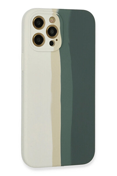 isiltikidsmoda Newface iPhone 12 Pro Case Marbled Launch Silicone - White-Grey