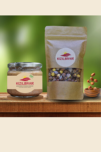 Gıda Şekersiz Fındık Ezmesi + Tuzlu Fındık 200gram