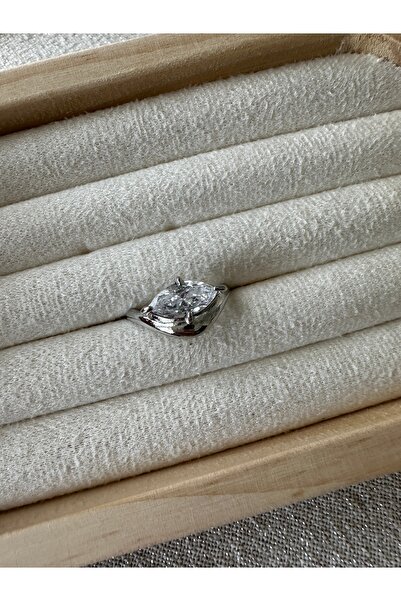 ringbox Special Series - Silver Color Marquise Ring