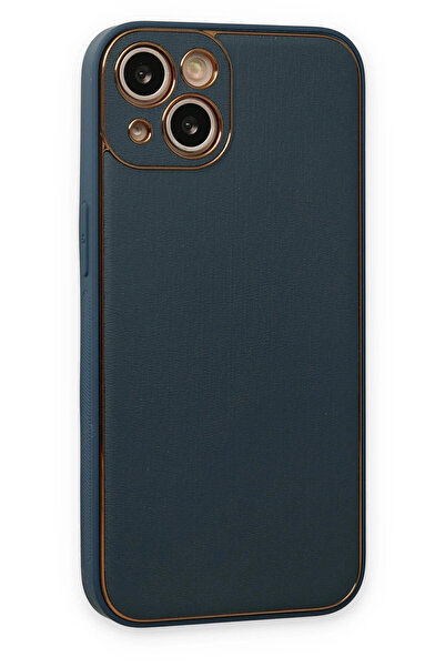 isiltikidsmoda Newface iPhone 14 Plus Case Coco Leather Silicone Cover - Green