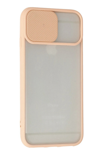isiltikidsmoda Newface iPhone 6 Case Palm Frosted Camera Sliding Silicone - Pink