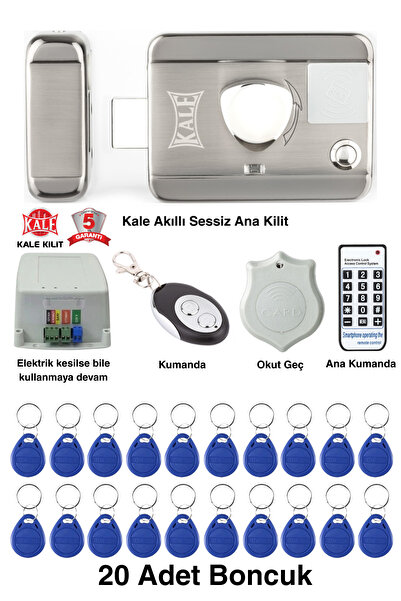 AlGeliyo Kale Kilit Motorlu Sessiz Otomat KD050/30-400 – Kumandalı Damla Anah...