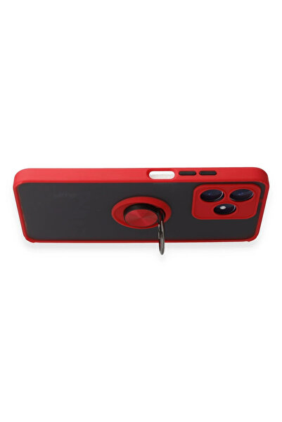 isiltikidsmoda Newface Realme C53 Case Montreal Ring Silicone Cover - Red