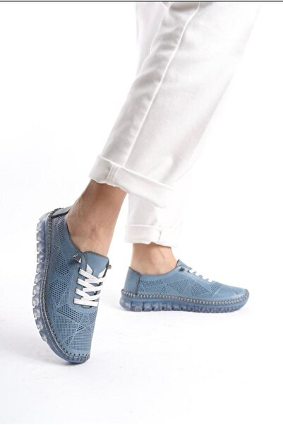 RoseVeno Women's Genuine Leather Stitched Orthopedic Lace-Up Casual Shoes Bal...