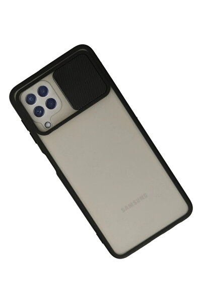 isiltikidsmoda Newface Samsung Galaxy A22 Case Palm Frosted Camera Sliding Si...