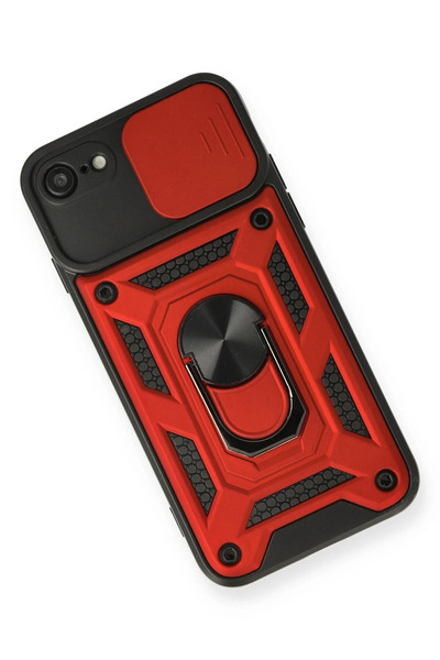 isiltikidsmoda Newface iPhone 7 Case Pars Lens Ring Silicone - Red