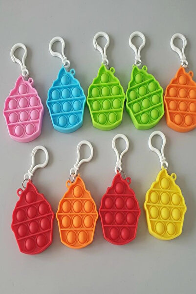 Hyd 20 Adet Oyuncak Cupcake Popit Anahtarlıklı Karne Hediyesi Doğum Günü Hedi...