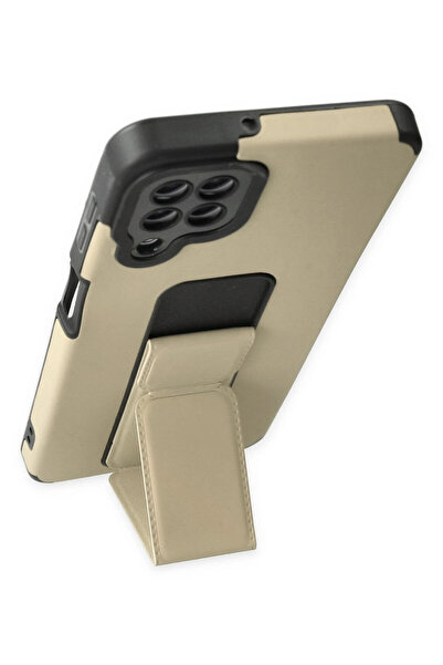 isiltikidsmoda نيوفيس حافظة سامسونج جالاكسي A22 ميجا ستاند سيليكون - ذهبي