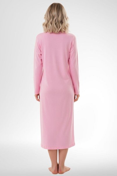 markalinda 2202 Pink 100% Cotton Plus Size Women's Nightgown