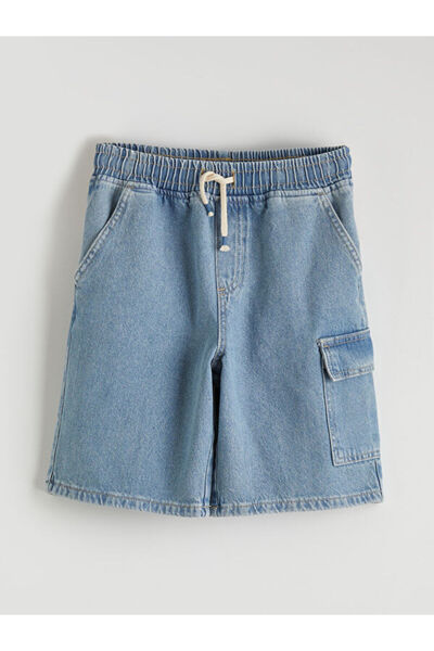 LC Waikiki Freezen Store'dan I Beli Kordonlu Erkek Çocuk Kargo Jean Şort