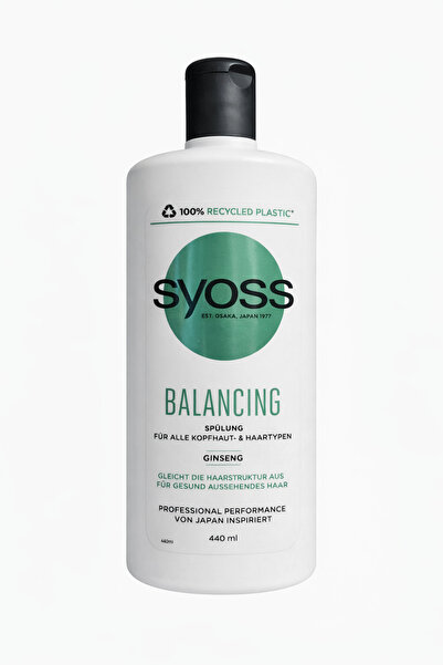 Syoss Balancing Hair Conditioner 440 ml – Balancing for Hair with a Tendency ...