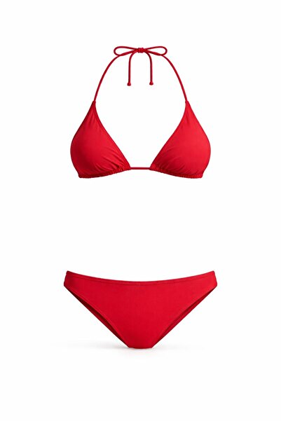 SEALİFEmayo Triangle Top Drawstring Bikini Set