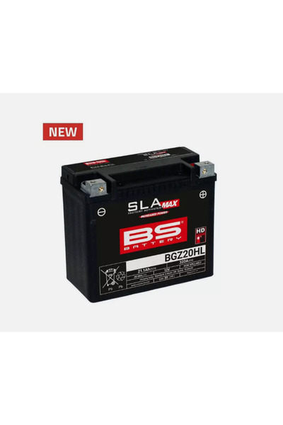 BS Battery Bs BGZ20HL Sla Max 2008-2019 Triumph Rocket 3 Touring Uyumlu Akü
