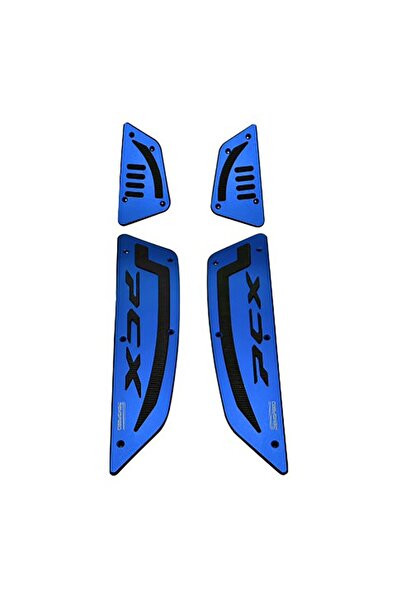 YSGMOTOPARTS Honda Pcx 125 2025-2026 Basamak Paspas Seti Metal Modifiye Mavi ...