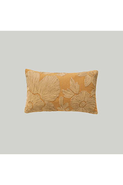 Linens Foldi Kırlent Kılıfı 30x50 cm Hardal