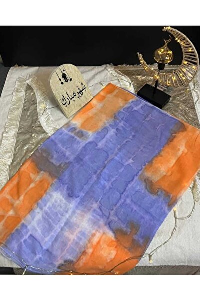 Difaf Hand-painted tie-dye head scarf