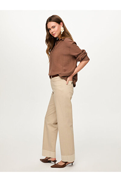 Faik Sönmez Tonsürton Paça Detaylı Straıght Fıt Jean Pantolon S26JPN013