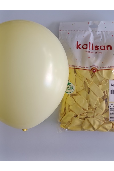 Parti Düşleri 100 بالون ماكارون أصفر