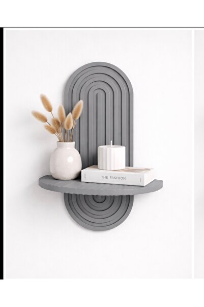 Della Modern Dekoratif Duvar Rafı Minimal Duvar Rafı Salon Yatak Odası Antre Raf