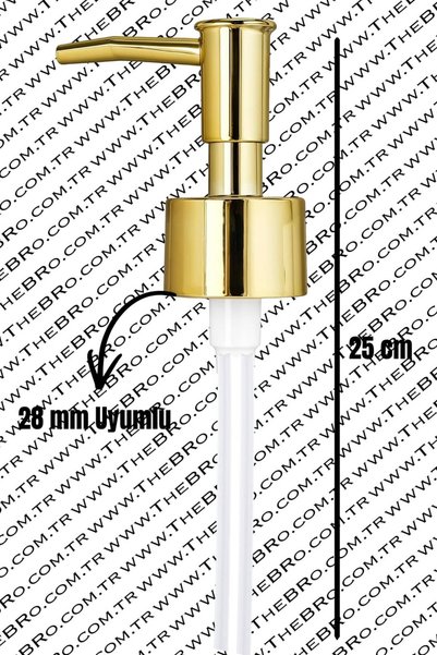 TheBRo 2 Spare Gold Soap Dispenser Pumps