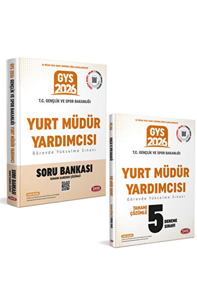 Data Yayınları 2026 GYS Gençlik ve Spor Bakanlığı Yurt Müdür Yardımcısı Görev...