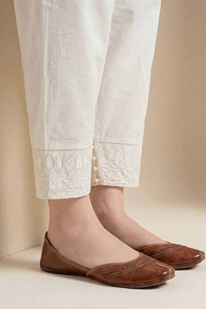 Nishat Linen Embroidered Shalwar - PE 26-633