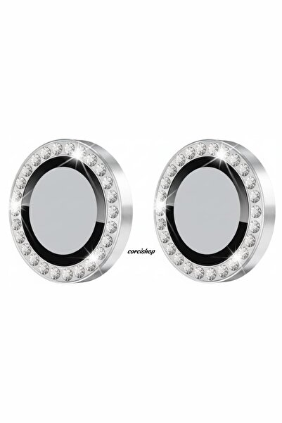 corcishop Redmi 15 Compatible Stone Lens Sapphire Camera Protector