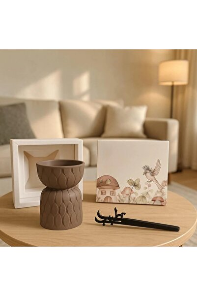 QUEEN مبخرة انيقة مع ملقط حجم صغير