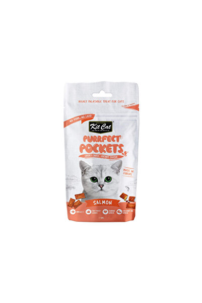Kit Cat أكياس بيرفكت - سمك السلمون 60 جرام عبوة من 4 قطع