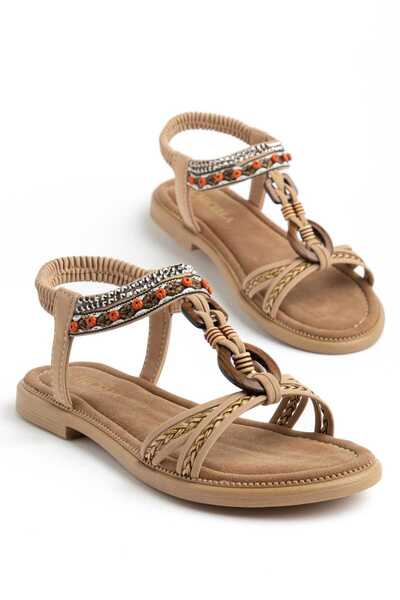 CHICELLA Rio Knitted Strap Stone Women's Sandals
