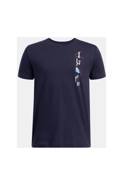Under Armour Portal Logo Kids T-Shirt 1390010-410 Size: S