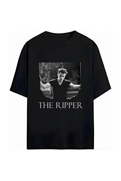 SVART WEAR The Vampire Diaries Baskılı Unisex Oversize %100 Pamuklu T-Shirt