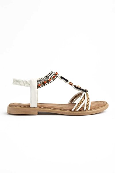 CHICELLA Rio Knitted Strap Stone Women's Sandals