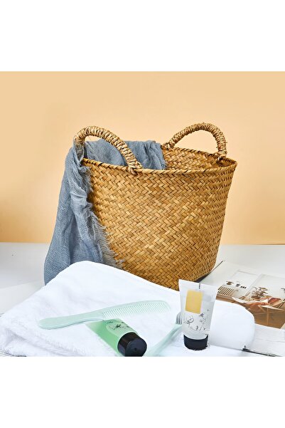 ETERNAL SUNSHINE Deniz Yosunu Kulplu Sepet & Çok Amaçlı Düzenleyici Organizer M