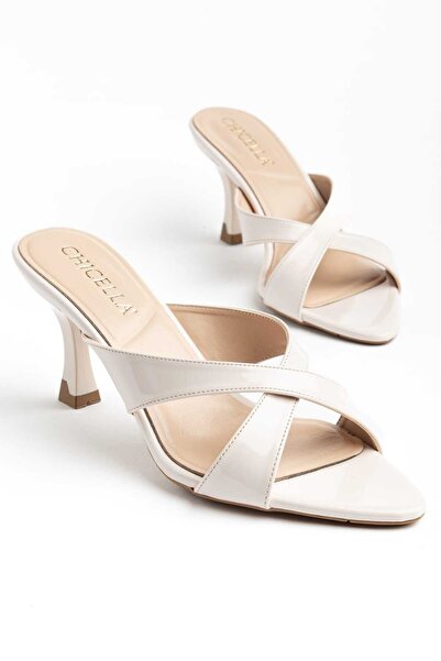 CHICELLA Cannes Cross-Strapped Women's Heeled Slippers