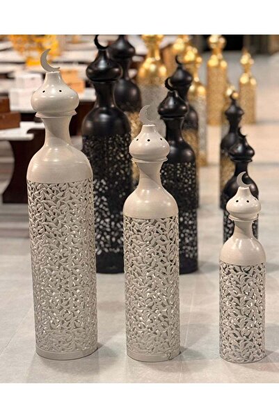 AZOZ MERCHLY Metal Decorative Vases Set of 3