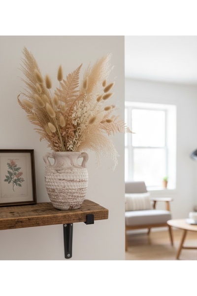 BHR Mermer desenli İskandinav Küp / Vazo el yapımı