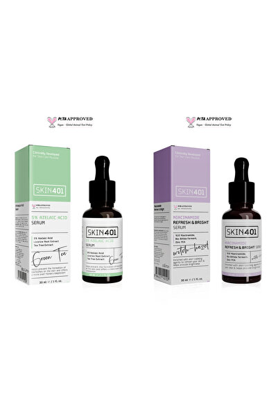 Skin401 Aydınlık Parlaklık Etkili ve Gözenek Görünümü Azaltmaya Yardımcı Seru...