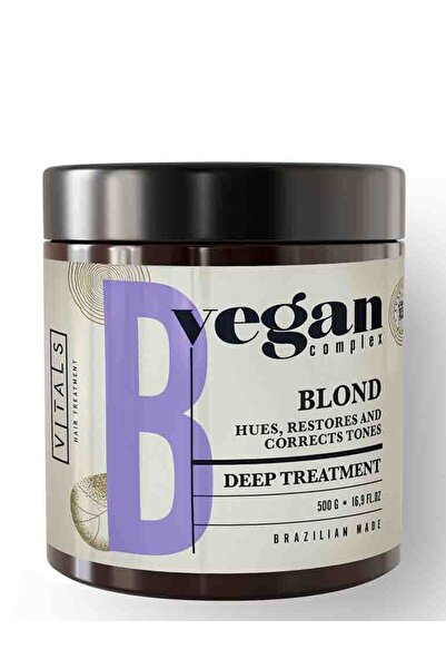 VITALS ماسك بلوند فيغان كومبلكس للشعر الأشقر والمصبوغ, 500مل
