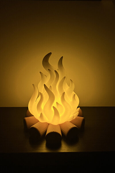 lina hobby Led Mum Dahil Kamp Ateşi Figürü - Yeni Nesil Üretim 11 cm Dekorati...