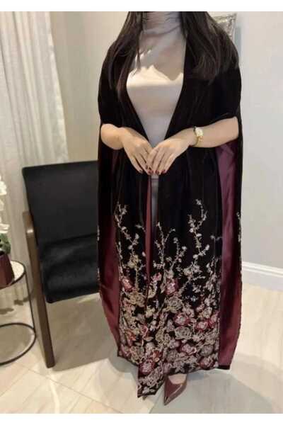 lavera fashlon Lavera - Evening dress, Barbie fabric with a velvet abaya, ele...