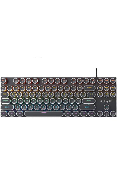 SNK YS-200 RGB Mechanical Keyboard, 87 Keys, Fast, Ergonomic, Round Keycaps, ...