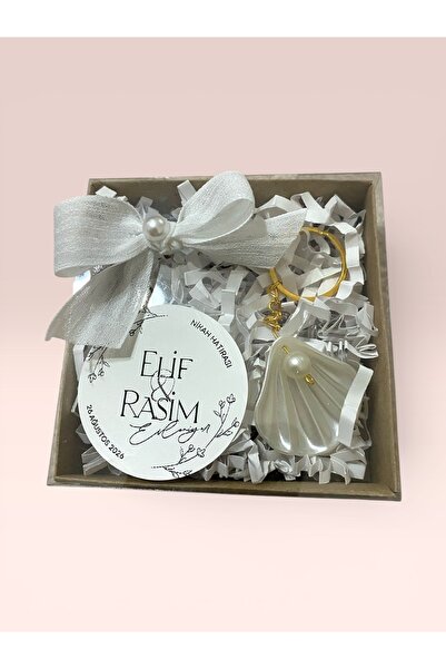 Gülfa Giftbox Nişan Nikah Hediyelikleri Bride To Be Hediyelik Kutulu Anahtarl...