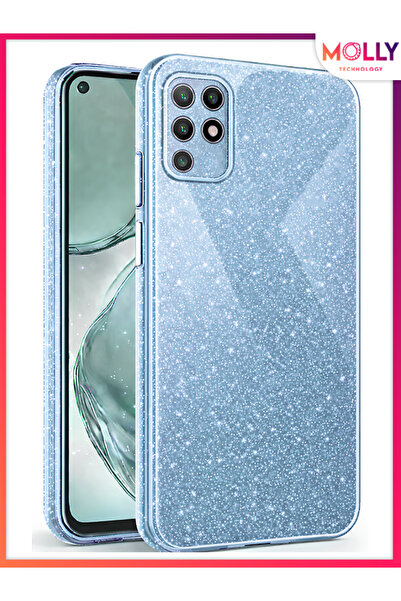 Molly Ice Blue Berry Glitter Shiny Luxury Silicone Case for Huawei P40 Lite