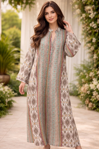 RONZA Women's Cotton jalabiya