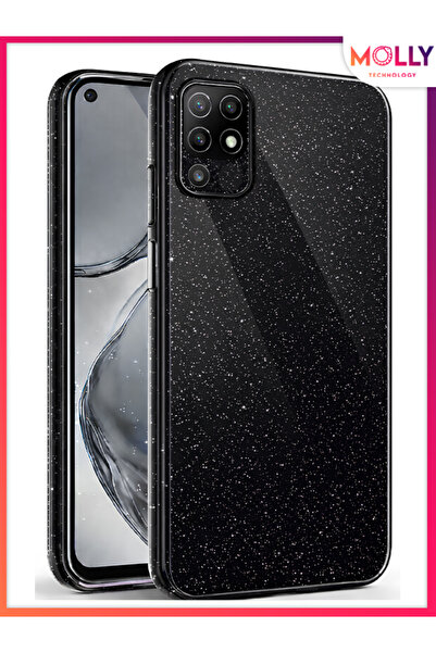 Molly Black Berry Silvery Glossy Luxury Silicone Case for Huawei P40 Lite