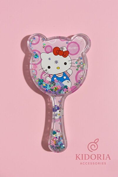 Kidoria Hello Kitty Karakterli Sulu Simli Çocuk Saç Tarağı