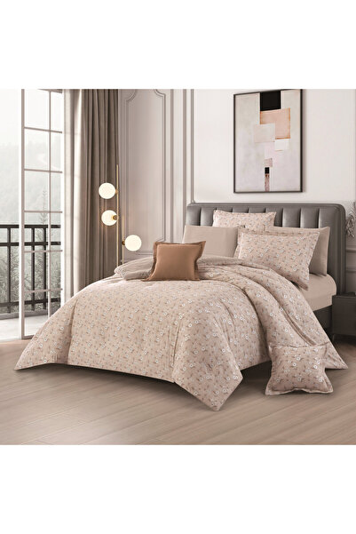 Levore Cotton 4-piece bedspread set, 100% soft cotton, floral pattern, double...