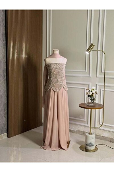 vanus fashion 6778 - Royal Embroidered Evening Dress